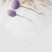 Mousseline Papier de fond écossais de découpage de chardon (Détail)