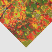 Mousseline Papier de fond 'Feu d'automne' (Détail)