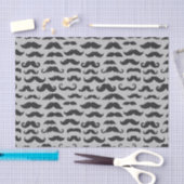 Mousseline Papier de fond Mustache Mash (Artisanat)