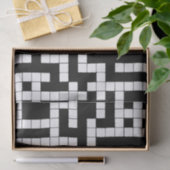 Mousseline Papier de fond noir et blanc (Cadeau)