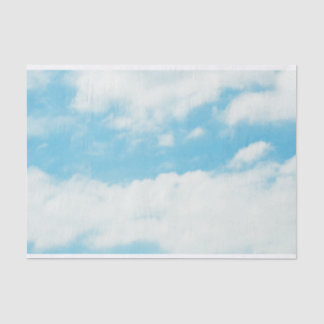 Mousseline Papier de fond nuages