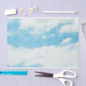 Mousseline Papier de fond nuages (Artisanat)
