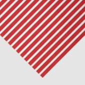 Mousseline Papier de fond rouge à rayures horizontales (Détail)