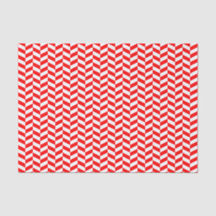 Mousseline Papier de fond rouge et blanc en squelette