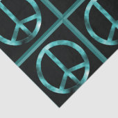 Mousseline Papier de fond SIGNÉ PAIX (Détail)