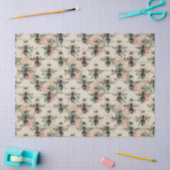 Mousseline Papier de fond sur la découpage de l'abeille de la (Artisanat)