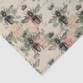 Mousseline Papier de fond sur la découpage de l'abeille de la (Détail)