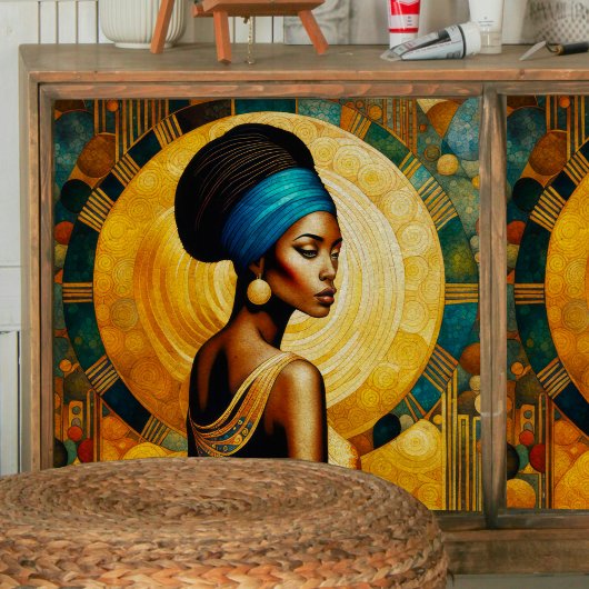 Mousseline Papier de fond sur le découpage de la lune et de l