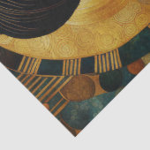 Mousseline Papier de fond sur le découpage de la lune et de l (Détail)