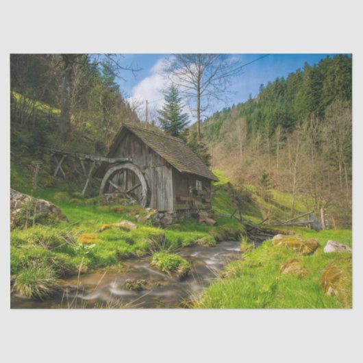 Mousseline papier de mouture de pays (Recto)