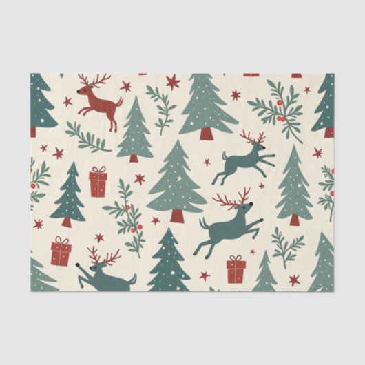Mousseline Papier de Noël (Recto)