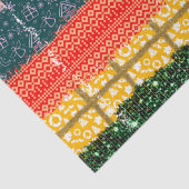 Mousseline Papier de Noël à impression multiple (Détail)