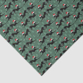 Mousseline Papier de Noël gris italien (Détail)