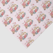 Mousseline Papier de Noël mignon (Détail)