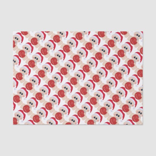 Mousseline Papier de Noël pour bébé garçons (Recto)