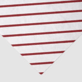 Mousseline Papier de Noël rouge et blanc (Détail)