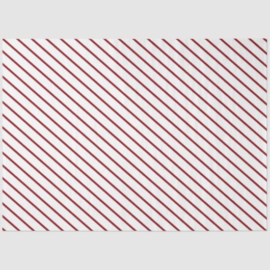 Mousseline Papier de Noël rouge et blanc (Recto)