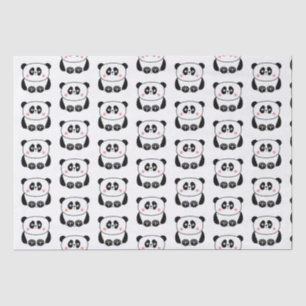 Mousseline Papier de panda de style kawaii