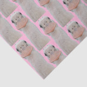 Mousseline Papier de papier à briques à ardoise rose (Détail)