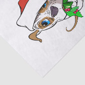 Mousseline Papier de papier à chiot de Noël (Détail)