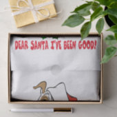 Mousseline Papier de papier à chiot de Noël (Cadeau)