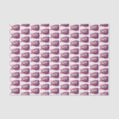 Mousseline Papier de papier à envelopper de lapin de Pâques - (Recto)