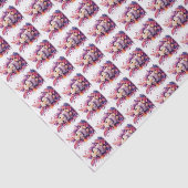 Mousseline Papier de papier à envelopper de lapin de Pâques - (Détail)