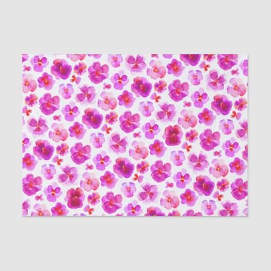 Mousseline Papier de papier d'aquarelle rose (Recto)