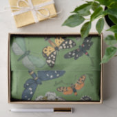 Mousseline papier de papier de 18 livres vert papillon (Cadeau)