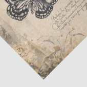 Mousseline Papier de papier de décolpage fleuri décoratif (Détail)