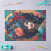 Mousseline Papier de papier de découpage à couronne florale (Artisanat)