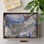 Mousseline Papier de papier de découpage à deux renards (Cadeau)