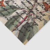 Mousseline Papier de papier de découpage à papillon de texte  (Détail)