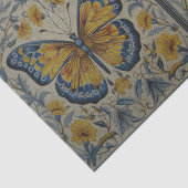 Mousseline Papier de papier de découpage à papillons bleus vi (Détail)