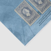 Mousseline Papier de papier de découpage bleu Dragonfly (Détail)