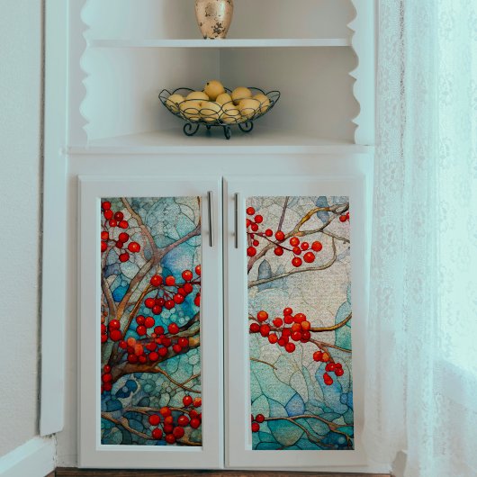 Mousseline Papier de papier de découpage de baies rouges