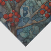 Mousseline Papier de papier de découpage de baies rouges (Détail)