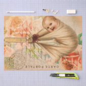 Mousseline Papier de papier de découpage de carte postale pou (Artisanat)