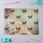 Mousseline Papier de papier de découpage de défilement de pap (Artisanat)