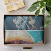 Mousseline Papier de papier de découpage de la méduse (Cadeau)