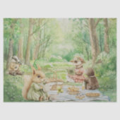 Mousseline Papier de papier de découpage de pique-nique de pr (Recto)