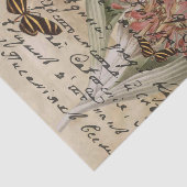 Mousseline Papier de papier de découpage de script papillon v (Détail)