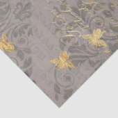 Mousseline Papier de papier de découpage Gold Bee et Scroll (Détail)