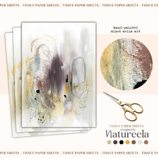 Mousseline Papier de papier de découpage Motif Abstrait moder