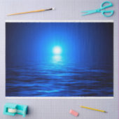 Mousseline Papier de papier de découpage Ocean Moonlight (Artisanat)