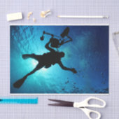 Mousseline Papier de papier de découpage océanique de plongée (Artisanat)