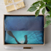 Mousseline Papier de papier de découpage océanique de plongée (Cadeau)