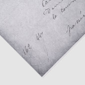 Mousseline Papier de papier de découpage vieux script françai (Détail)