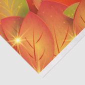 Mousseline papier de papier de feuilles d'automne (Détail)