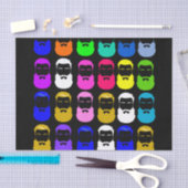 Mousseline Papier de papier de fond pour les bandes Abstraite (Artisanat)